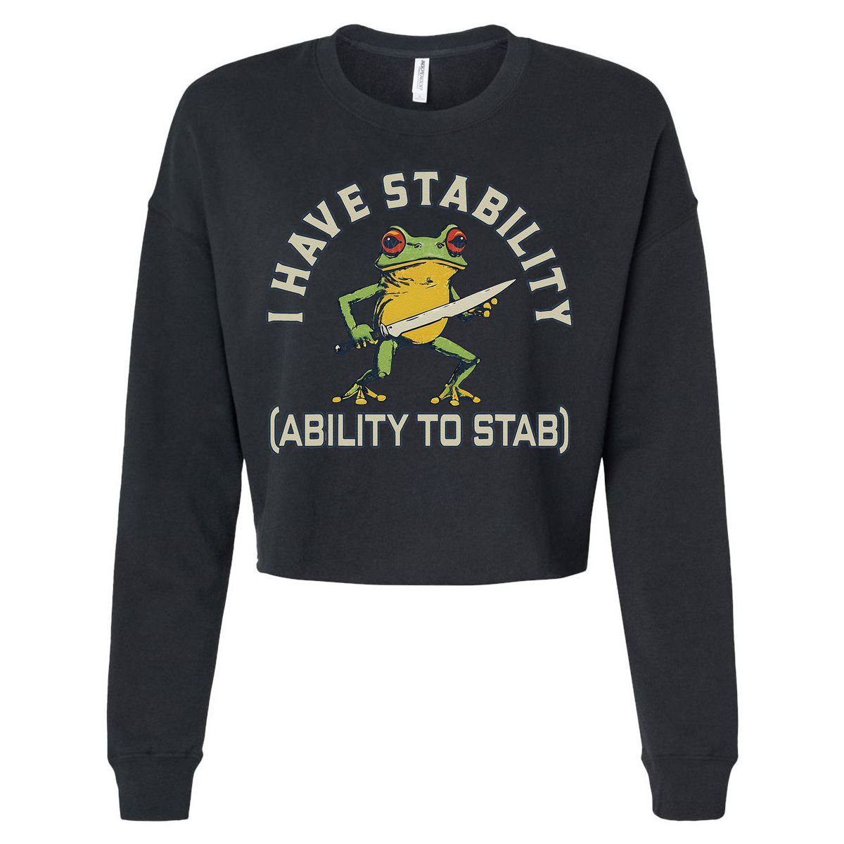 I Have Stability Ability To Stab Funny Frog Humor Sarcastic Tumbler