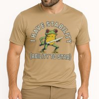 I Have Stability Ability To Stab Funny Frog Humor Sarcastic Performance Shirt