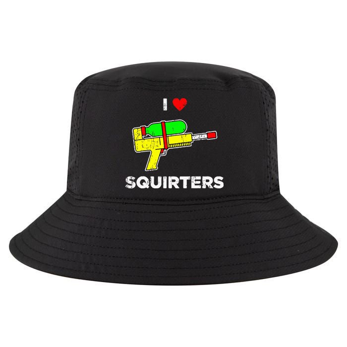I Heart Squirters Funny I Love Squirters Cool Comfort Performance Bucket Hat