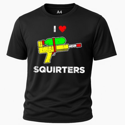 I Heart Squirters Funny I Love Squirters Performance Shirt