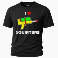 I Heart Squirters Funny I Love Squirters Cooling Performance Crew T-Shirt