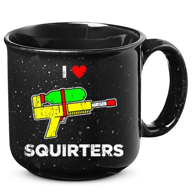 I Heart Squirters Funny I Love Squirters 15oz Campfire Ceramic Mug