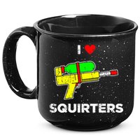 I Heart Squirters Funny I Love Squirters 15oz Campfire Ceramic Mug
