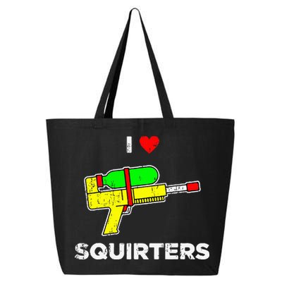 I Heart Squirters Funny I Love Squirters 25L Jumbo Tote