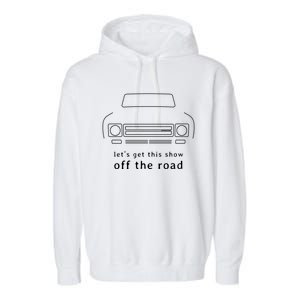 International Harvester Scout Ii Classic 4x4 Off Road Truck Gift Garment-Dyed Fleece Hoodie