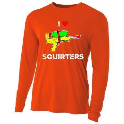 I Heart Squirters I Love Squirters Cooling Performance Long Sleeve Crew