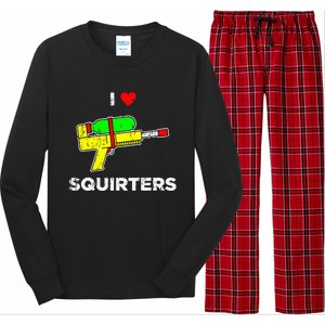 I Heart Squirters I Love Squirters Long Sleeve Pajama Set