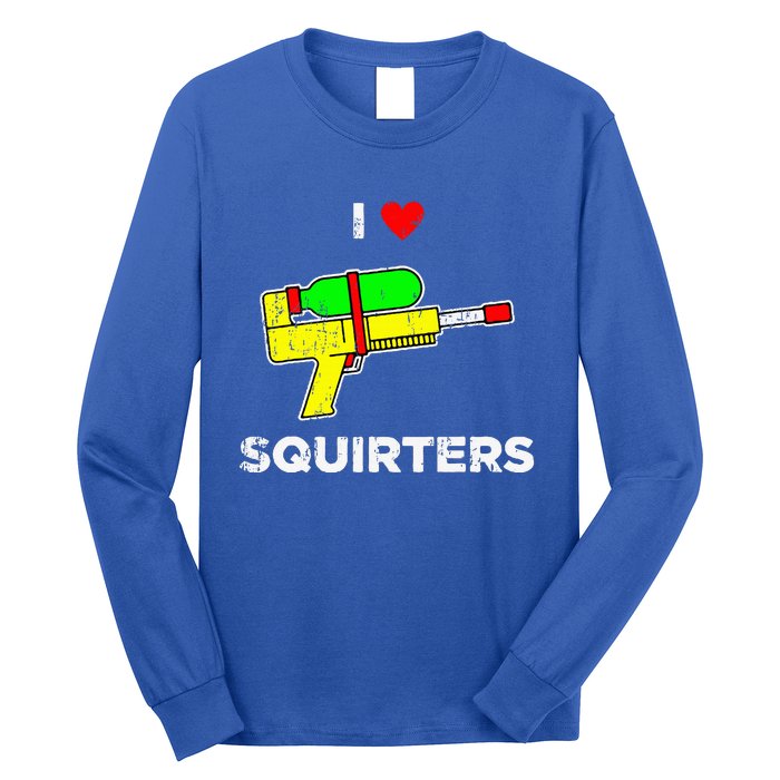 I Heart Squirters I Love Squirters Long Sleeve Shirt