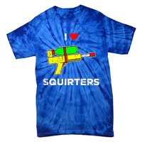 I Heart Squirters I Love Squirters Tie-Dye T-Shirt