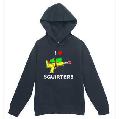 I Heart Squirters I Love Squirters Urban Pullover Hoodie