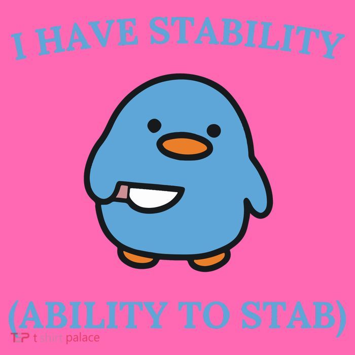 I Have Stability Ability To Stab Stripe Pom Pom Beanie