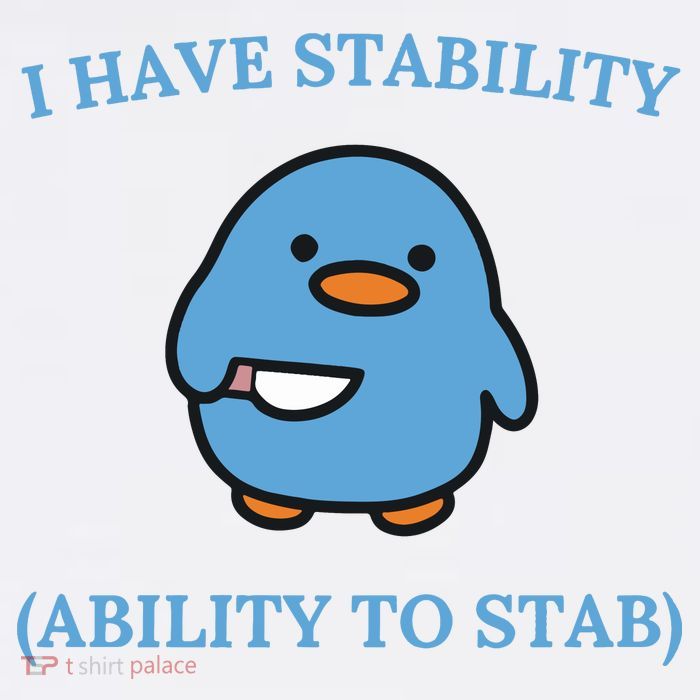 I Have Stability Ability To Stab Cropped Pullover Crew