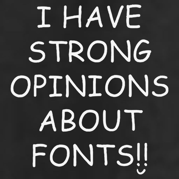 I Have Strong Opinions About Fonts Comic Sans Joke 7 Panel Mesh Trucker Snapback Hat