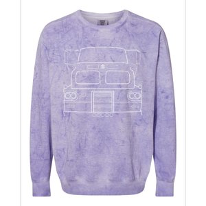 International Harvester Sightliner Classic Truck White Line Funny Gift Colorblast Crewneck Sweatshirt