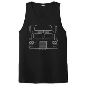 International Harvester Sightliner Classic Truck White Line Funny Gift PosiCharge Competitor Tank