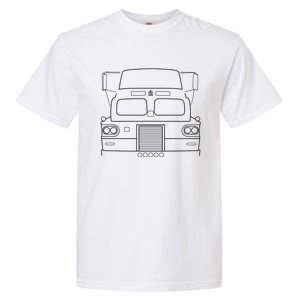 International Harvester Sightliner Classic Truck White Line Funny Gift Garment-Dyed Heavyweight T-Shirt