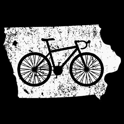 Iowa Home State Bike Cycling & Triathlon Gift T-Shirt