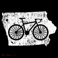 Iowa Home State Bike Cycling & Triathlon Gift T-Shirt