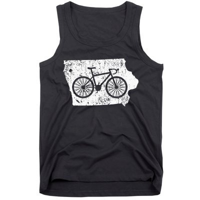 Iowa Home State Bike Cycling & Triathlon Gift Tank Top
