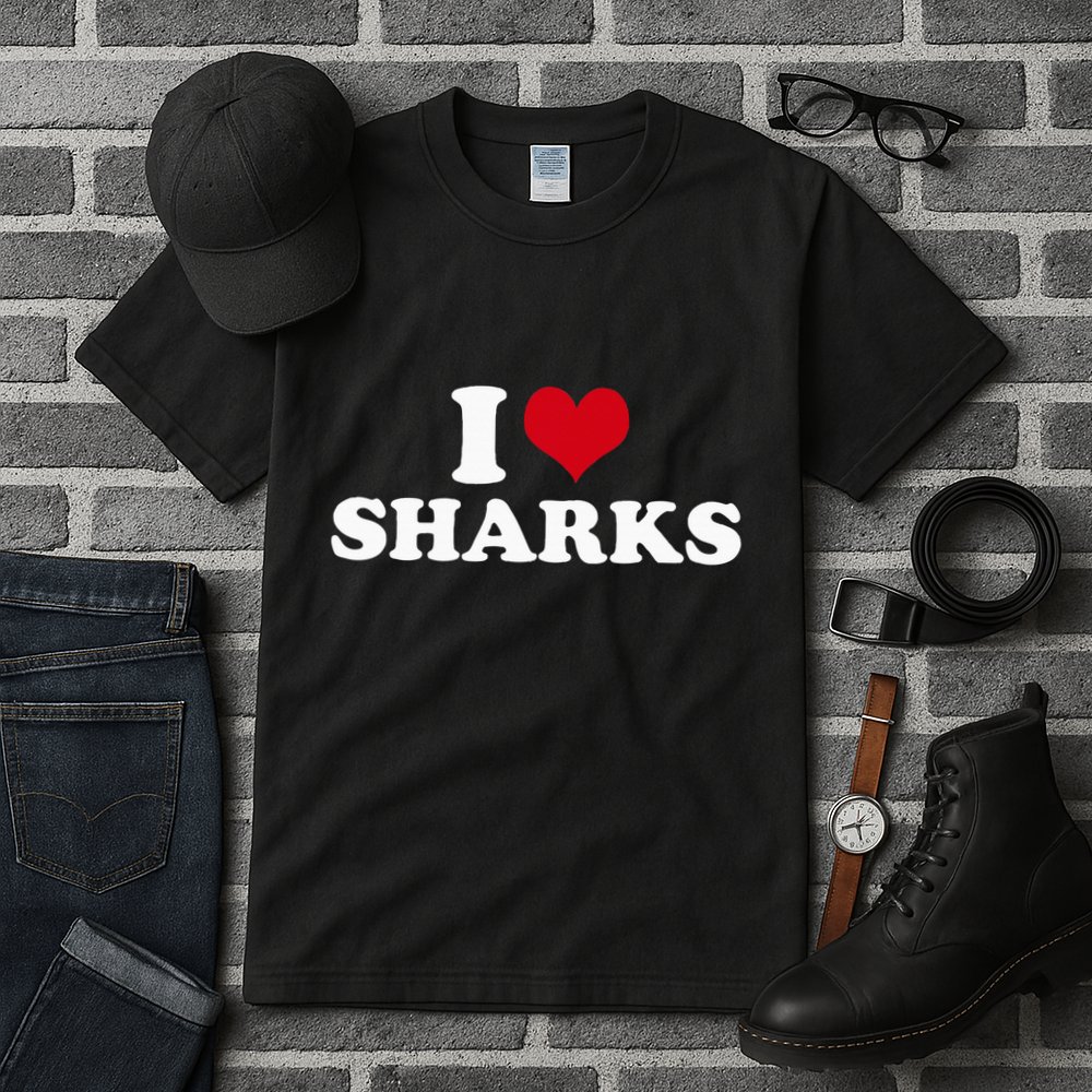 I Heart Sharks Tall T-Shirt