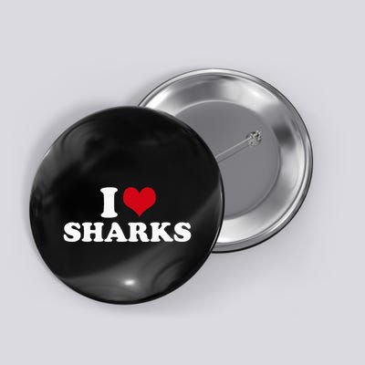 I Heart Sharks Button