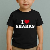 I Heart Sharks Toddler T-Shirt