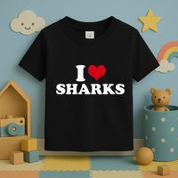 I Heart Sharks Toddler T-Shirt