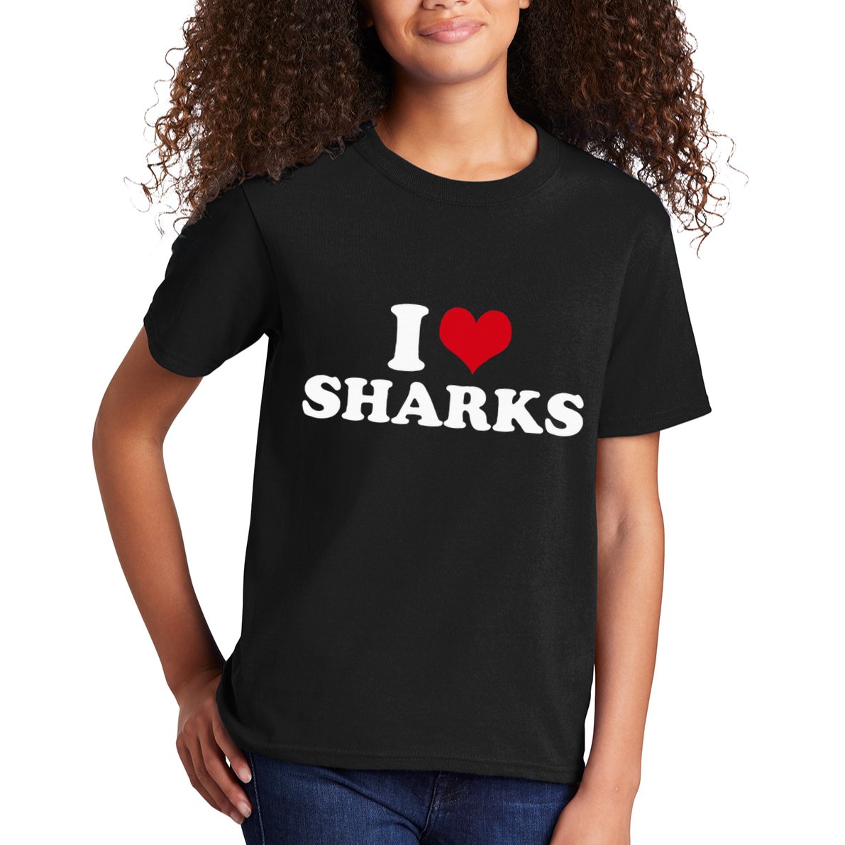 I Heart Sharks Kids T-Shirt