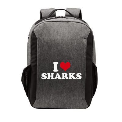 I Heart Sharks Vector Backpack