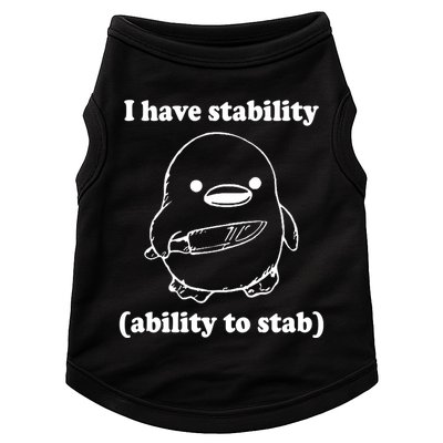 I Have Stability Ability To Stab Funny Doggie Tank