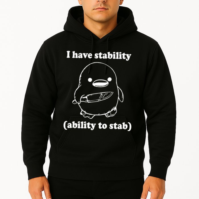 I Have Stability Ability To Stab Funny Hoodie