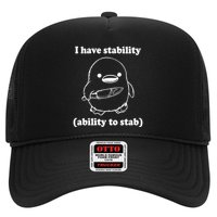 I Have Stability Ability To Stab Funny Trucker Hat