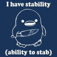 I Have Stability Ability To Stab Funny Infant Baby Jersey Bodysuit