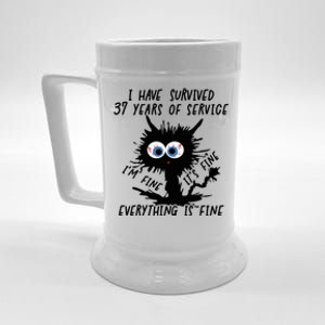 I Have Survived 37 Years Of Of Service IM Fine Beer Stein