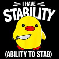 I Have Stability Ability To Stab 7-Panel Snapback Hat
