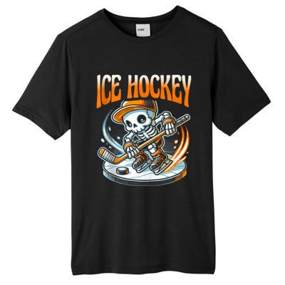 Ice Hockey Skeleton Tall Fusion ChromaSoft Performance T-Shirt