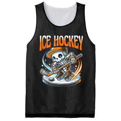 Ice Hockey Skeleton Mesh Reversible Basketball Jersey Tank