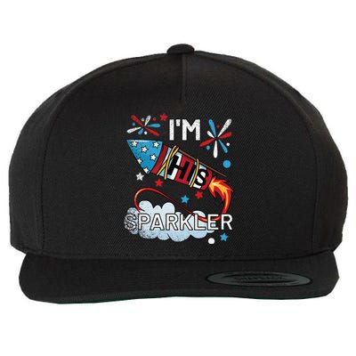 I'm His Sparkler July 4th His And Hers Matching Couples Cute Wool Snapback Cap