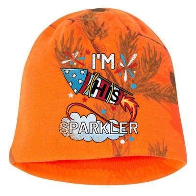 I'm His Sparkler July 4th His And Hers Matching Couples Cute Kati - Camo Knit Beanie