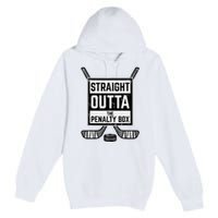 Ice Hockey Straight Outta Penalty Box Premium Pullover Hoodie