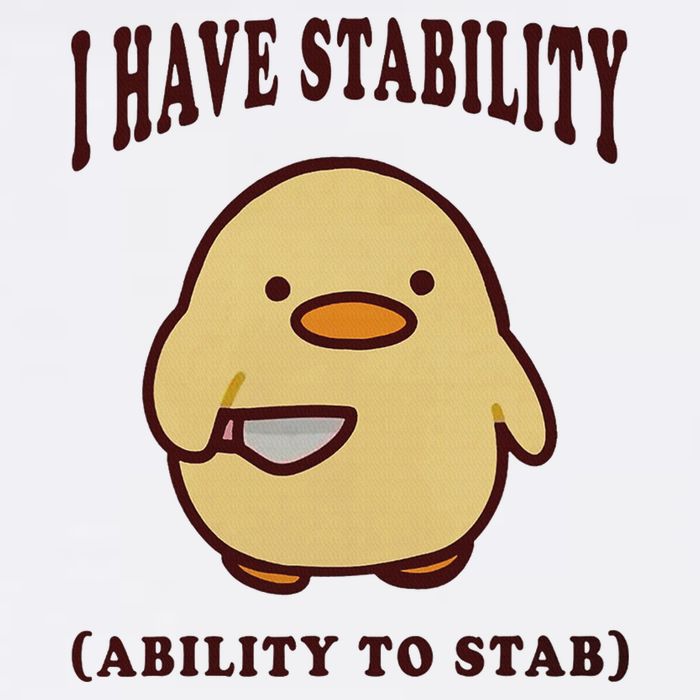 I Have Stability Ability To Stab Funny Meme Mousepad
