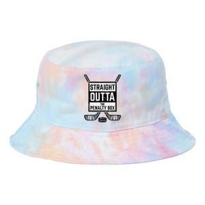 Ice Hockey Straight Outta Penalty Box Tie Dye Newport Bucket Hat