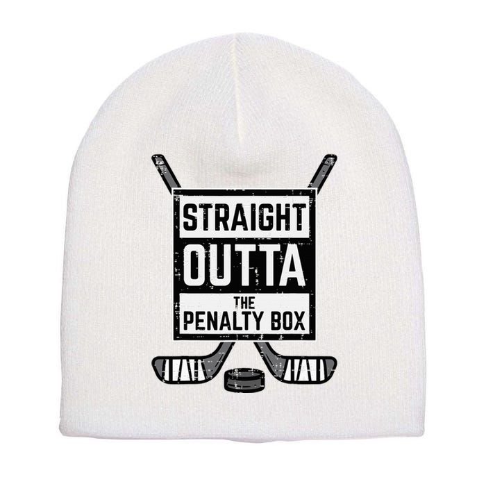 Ice Hockey Straight Outta Penalty Box Short Acrylic Beanie