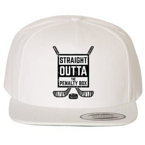 Ice Hockey Straight Outta Penalty Box Wool Snapback Cap