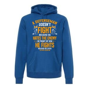 Ice Hockey Season Ice Sport Defense Puck Hockey Stick Cute Gift Premium Hoodie