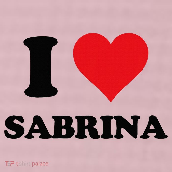I Heart Sabrina First Name I Love Personalized Stuff 25L Jumbo Tote