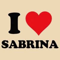 I Heart Sabrina First Name I Love Personalized Stuff Bag