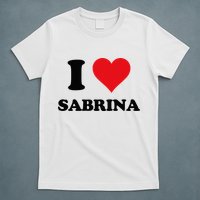 I Heart Sabrina First Name I Love Personalized Stuff T-Shirt