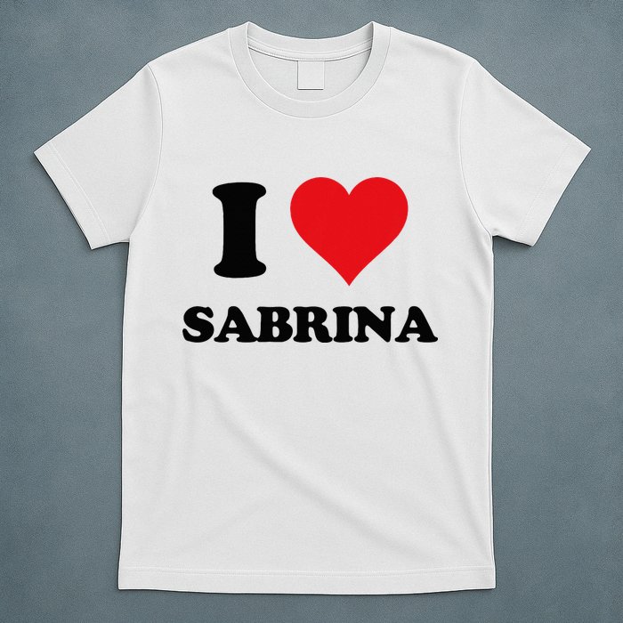 I Heart Sabrina First Name I Love Personalized Stuff T-Shirt