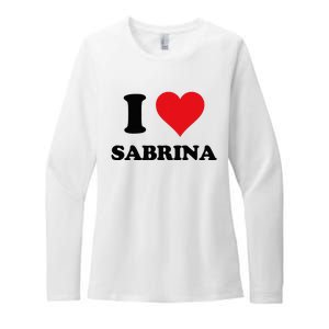 I Heart Sabrina First Name I Love Personalized Stuff Womens CVC Long Sleeve Shirt